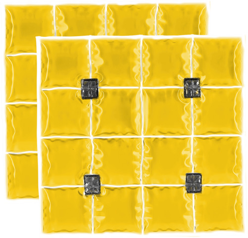 Coolpac 21˚C / 70˚F - 16 cells Yellow (set of 2 units)