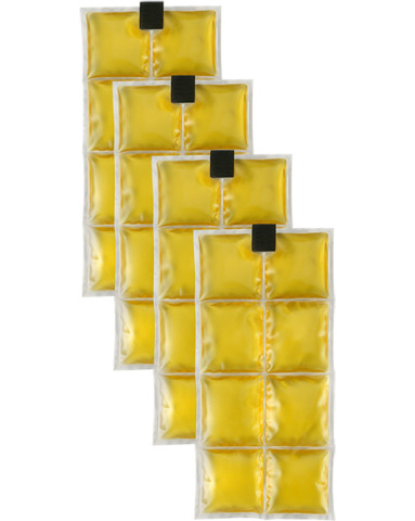 Coolpac 21˚C / 70˚F - 8 cells Yellow (set of 4 units)