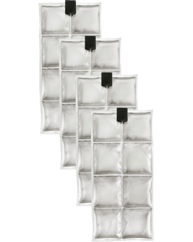 Coolpac 24˚C / 75˚F - 8 cells White (set of 4 units)
