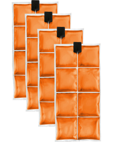 Coolpac 6.5˚C / 44˚F - 8 cells Orange (set of 4 units)